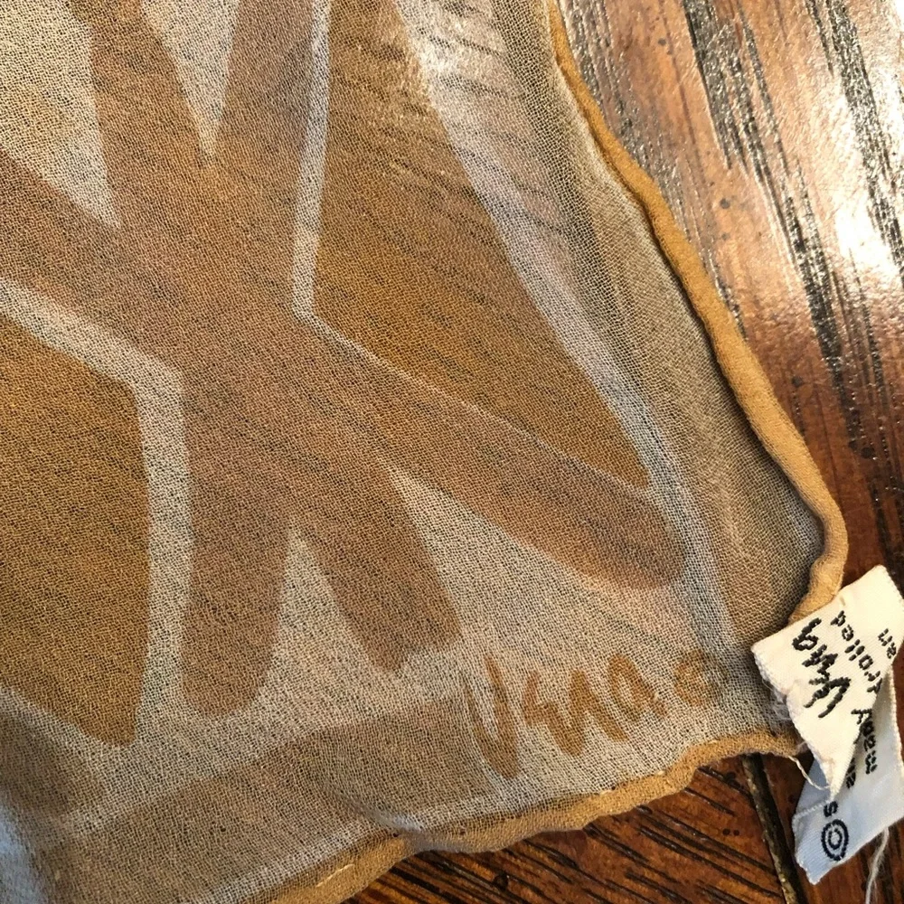 Vintage Vera Silk Skinny Striped Scarf